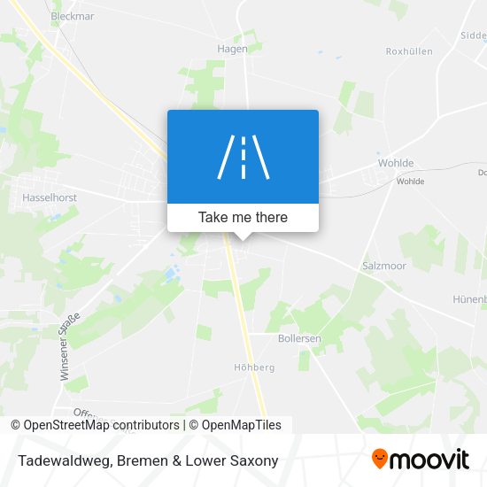 Tadewaldweg map