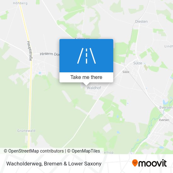 Wacholderweg map