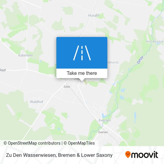 Zu Den Wasserwiesen map