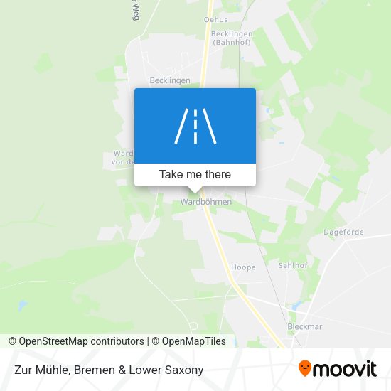 Zur Mühle map