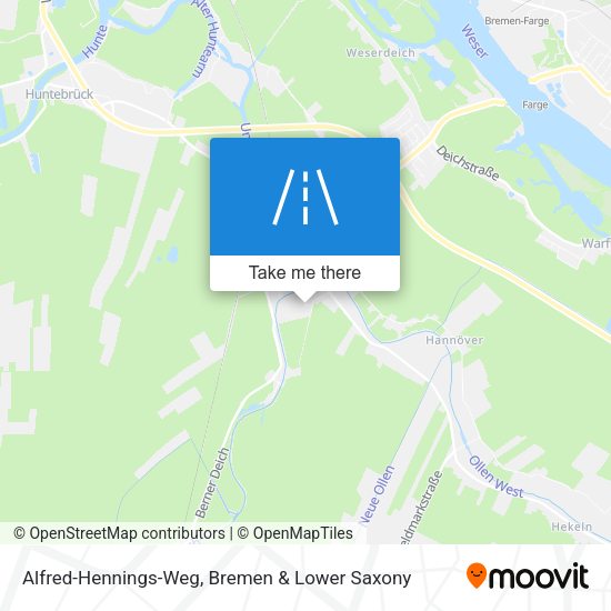 Alfred-Hennings-Weg map