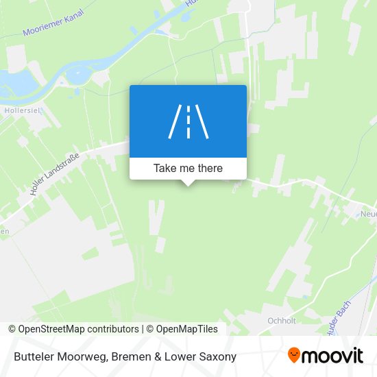 Butteler Moorweg map