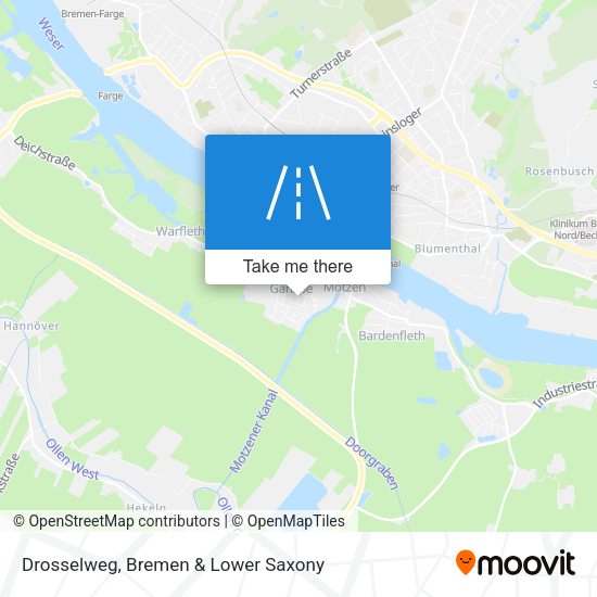 Drosselweg map