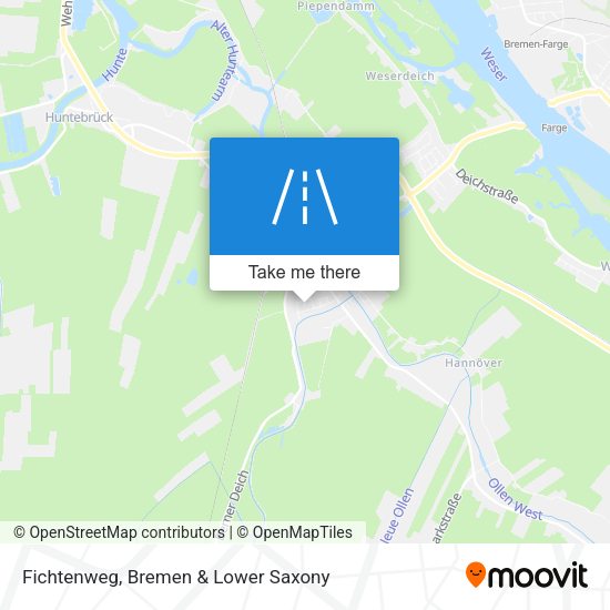 Fichtenweg map