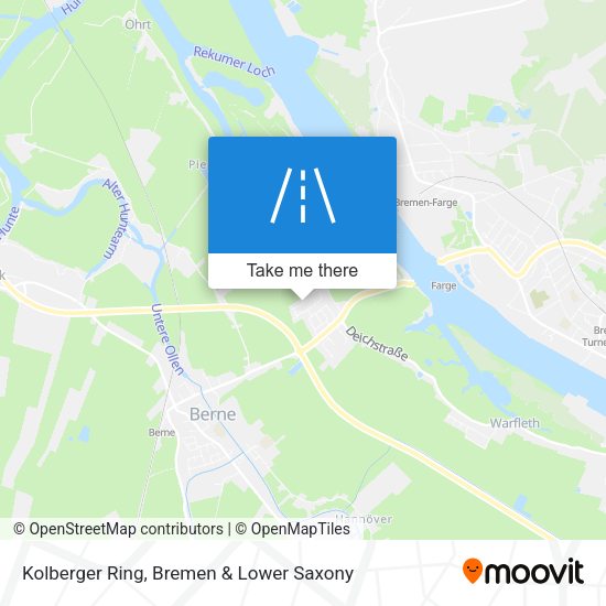 Kolberger Ring map