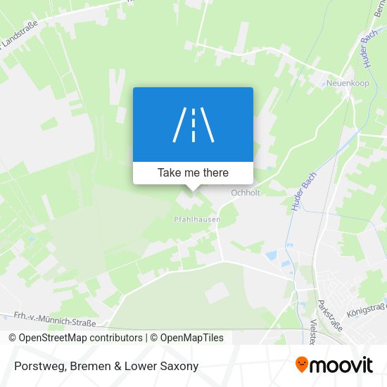 Porstweg map