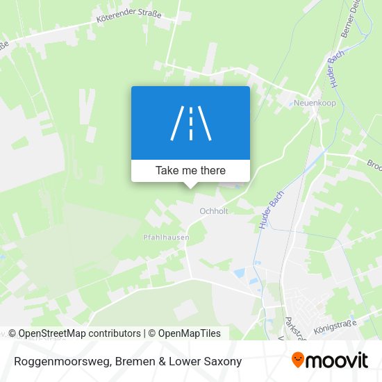 Roggenmoorsweg map
