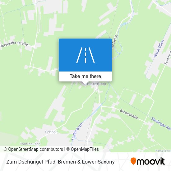 Zum Dschungel-Pfad map