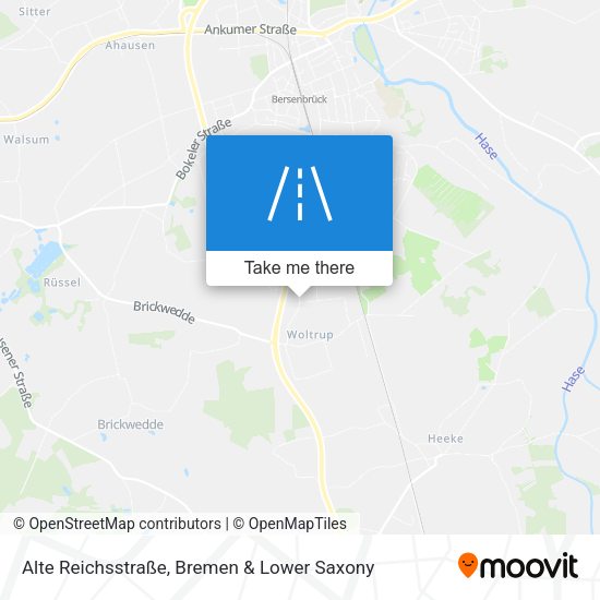 Alte Reichsstraße map