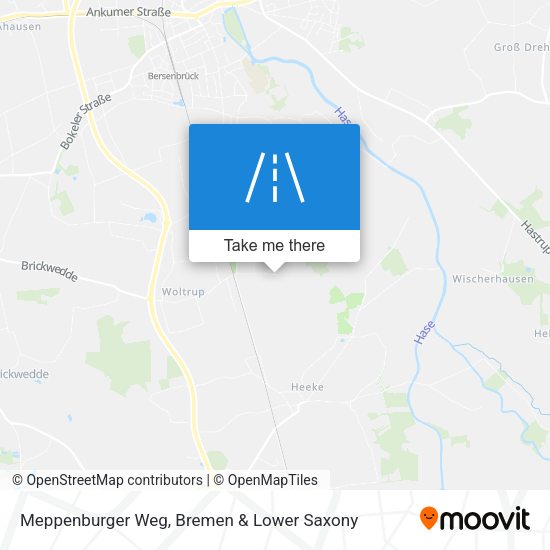 Meppenburger Weg map