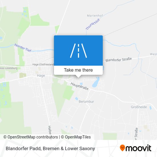 Blandorfer Padd map