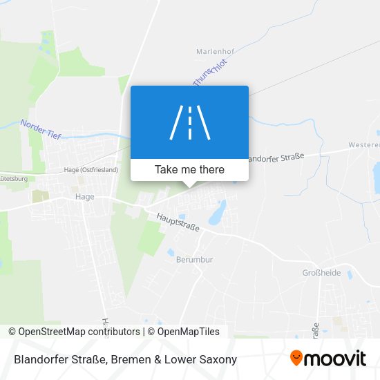 Blandorfer Straße map