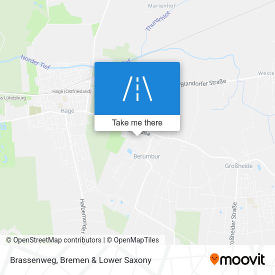 Brassenweg map