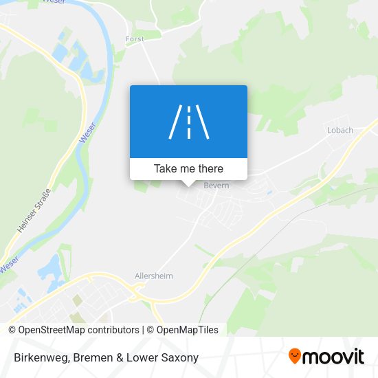 Birkenweg map