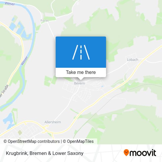 Krugbrink map