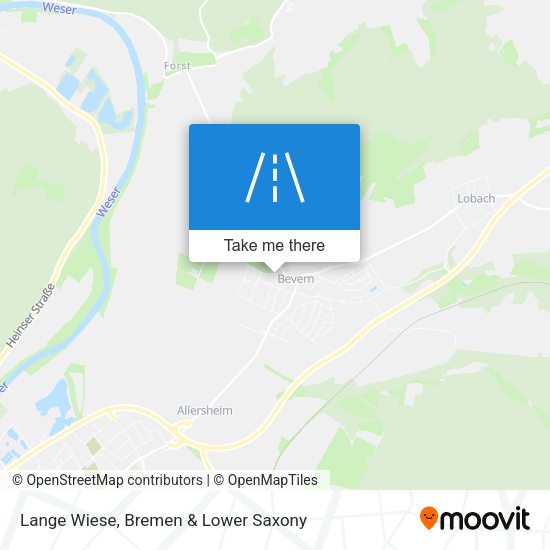 Lange Wiese map