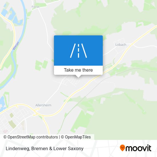 Lindenweg map