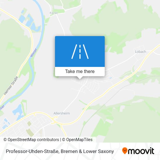 Professor-Uhden-Straße map