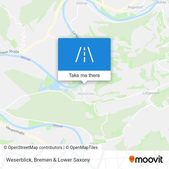 Weserblick map