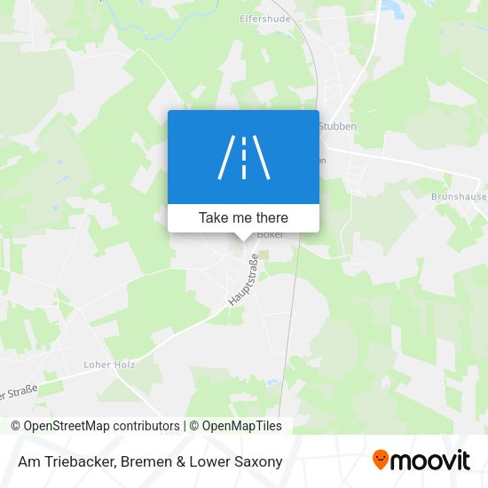 Am Triebacker map