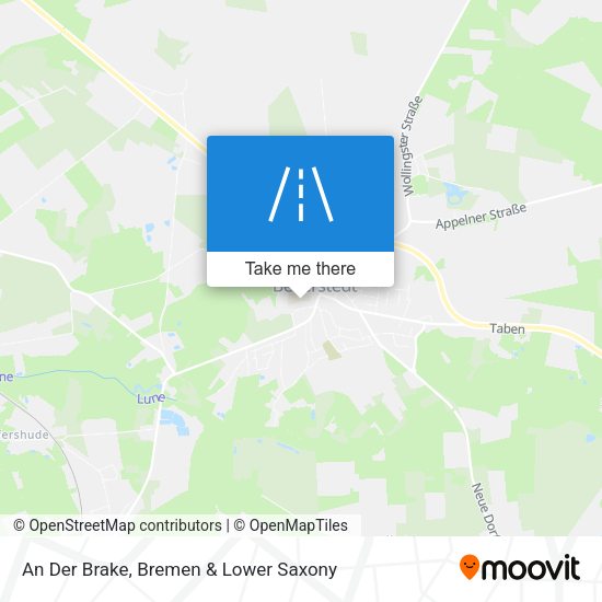An Der Brake map