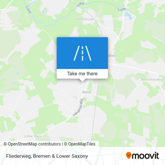 Fliederweg map
