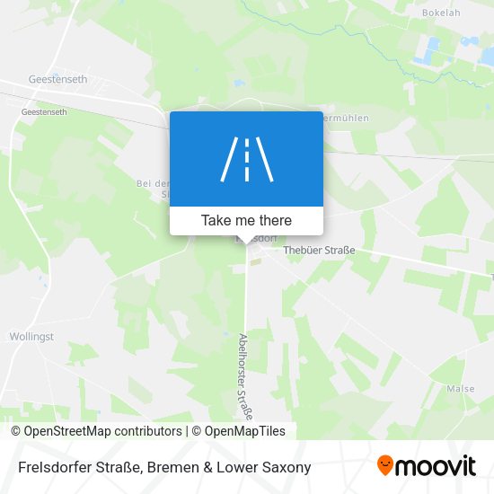 Frelsdorfer Straße map