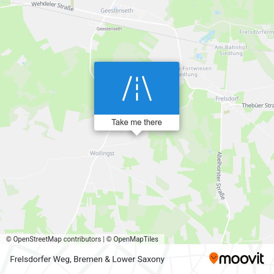 Frelsdorfer Weg map