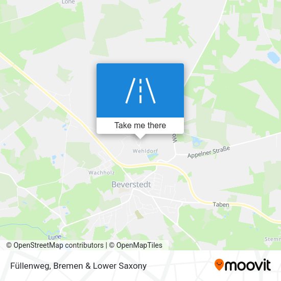 Füllenweg map