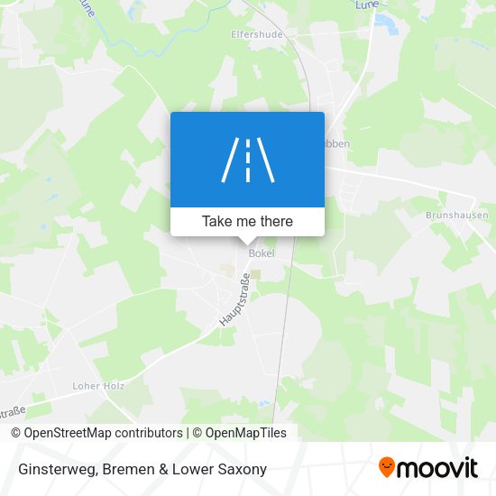 Ginsterweg map