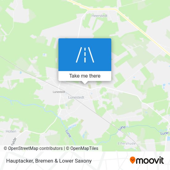 Hauptacker map