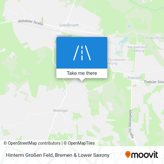 Hinterm Großen Feld map
