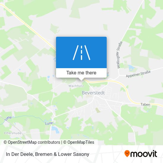 In Der Deele map