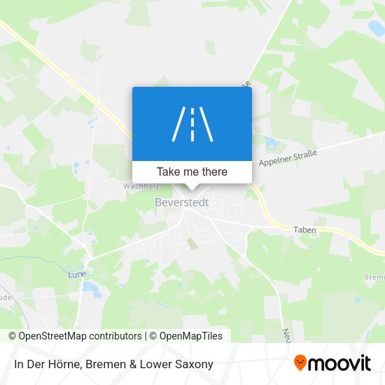In Der Hörne map