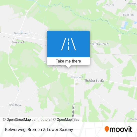 Kelwerweg map