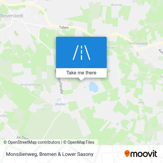 Monsilienweg map