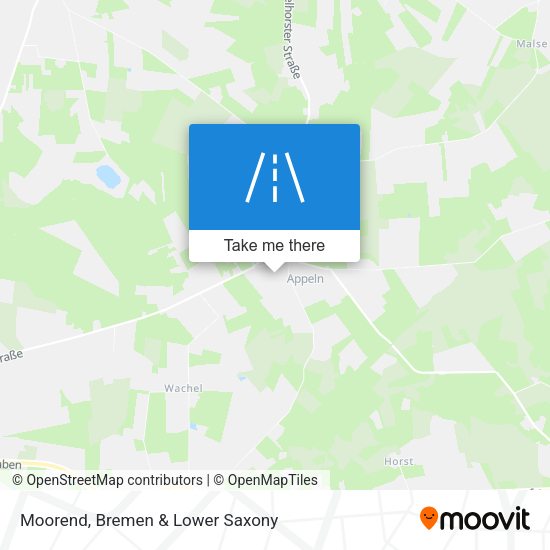 Moorend map