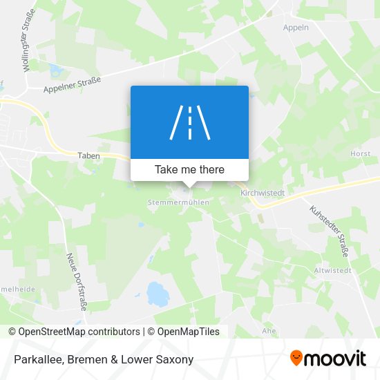 Parkallee map