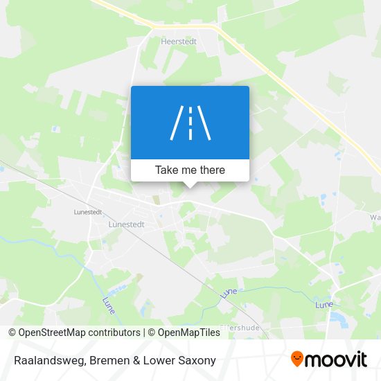 Raalandsweg map