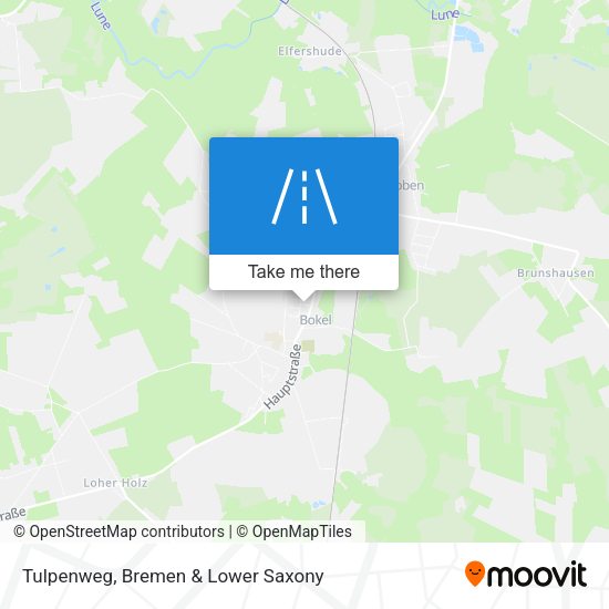 Tulpenweg map