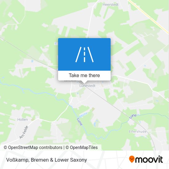Voßkamp map