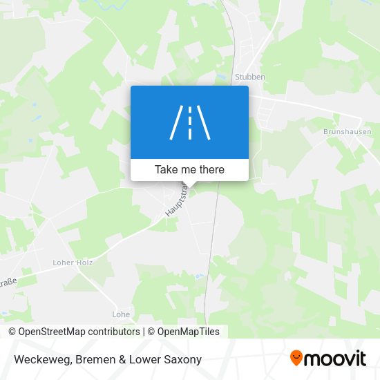 Weckeweg map