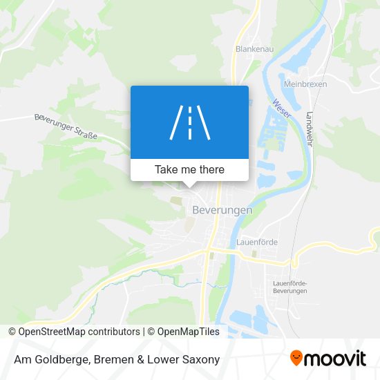 Am Goldberge map