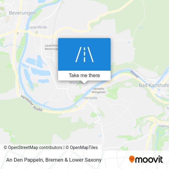An Den Pappeln map