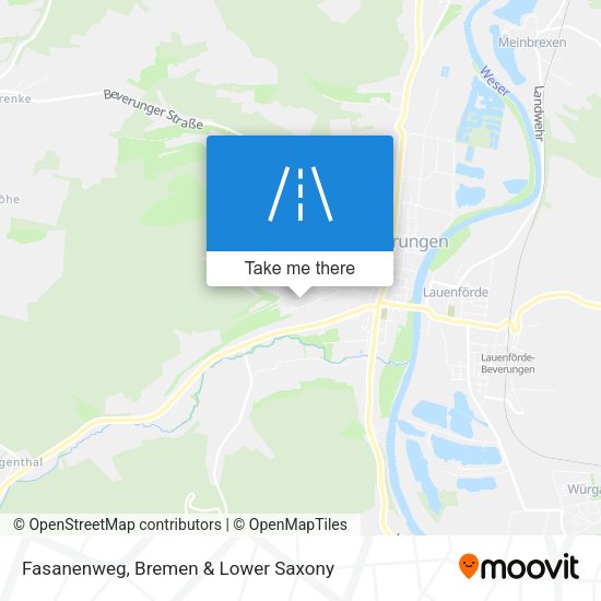 Fasanenweg map