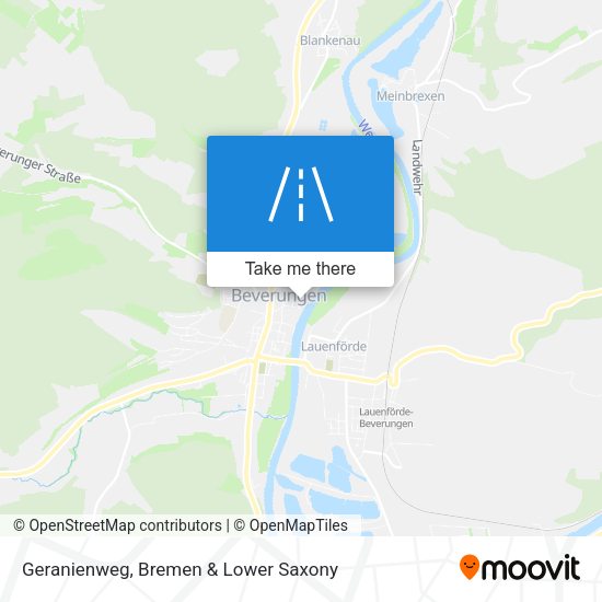 Geranienweg map