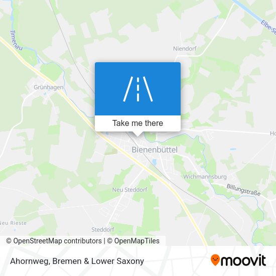 Ahornweg map