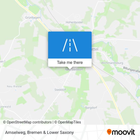 Amselweg map