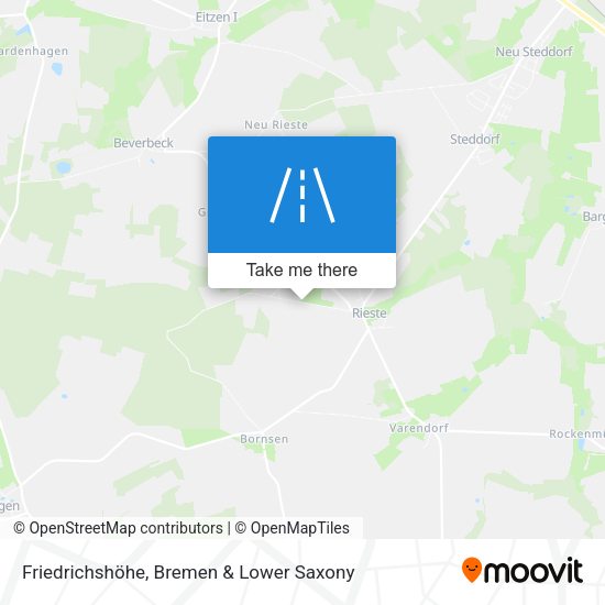 Friedrichshöhe map