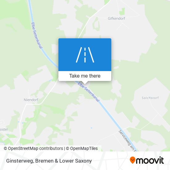 Ginsterweg map